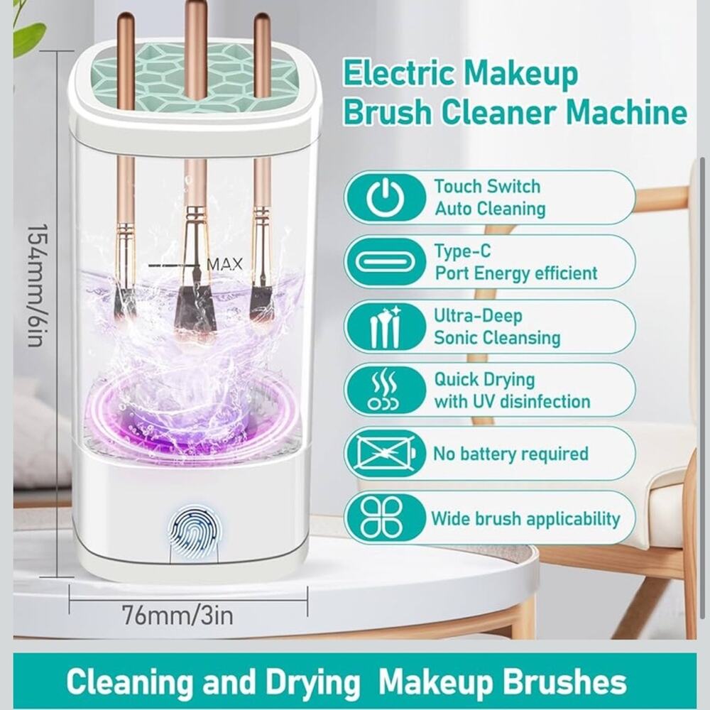 Electric Makeup Brush Cleaner Machine